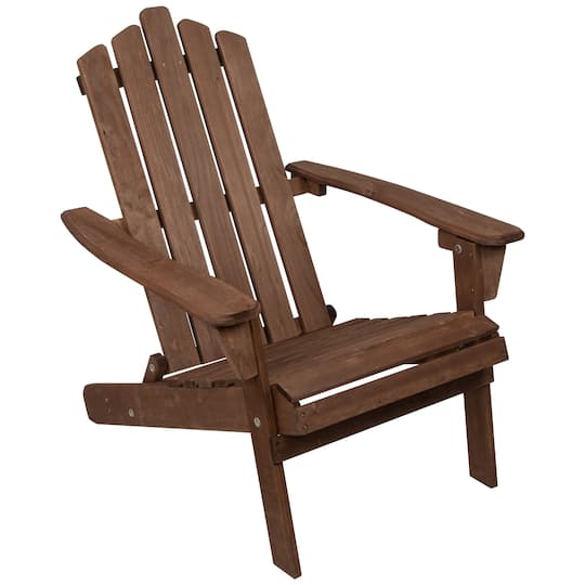 36" Classic Folding Wooden Adirondack Chair By Northlight in Brown | 36" x 28" x 31" | Michaels®